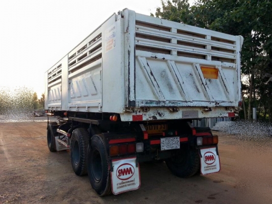 ขายสิบล้อ HINO FM1A 344 แรง พ่วงแม่ลูกดั้มสามมิตร  รถสวยพร้อมใช้งาน