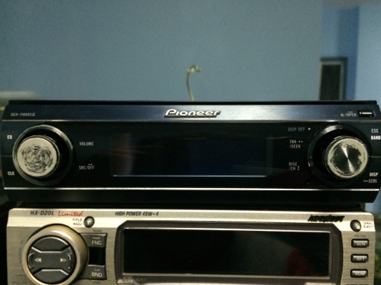 Pioneer DEH-P80RSII รุ่นท็อป 24ฺBit MP3 CD FMคลื่นไทย EQ16แบน Prosecer กราฟฟิกหน้า และลูกเล่นอีกเพียบ พร้อมรีโมท มือ2
