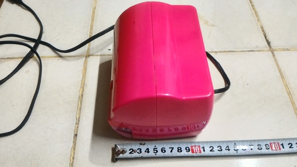 กบเหลาดินสอไฟฟ้า ตัวสีชมพู แค่เสียบดินสอเครื่องจะเหลาดินสอเอง