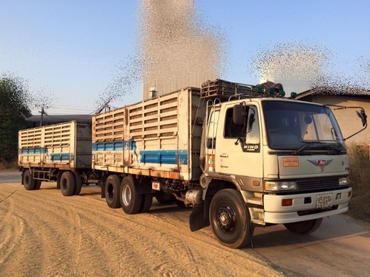ขายสิบล้อ HINO FM3M 240 ปี39 พ่วงแม่ลูกไม่ดั้มคอกเกษรต  รถสวยพร้อมใช้งาน