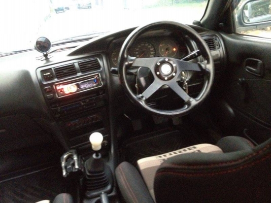 ขายToyota corolla เครือง1500 สีเท่า รถมือเดียวรถบ้านแท้ๆ2ระบบน้ำมัน+แก็ส ลงเล่มเรียบร้อย ประกันภัยชั้น3ทะเบียนเต็ม พร้อมโอน 1 แม็กTE37ขอบ16 ยาง205 45 16 2พวงมาลัยMOMOแท้ 3เบาะBRIDE 1คู่ เบลSparcoสีแดง 4วิทยุJVC cd mp usb พร้อมปลีปรับเสียง ลำโพงJBL ราคา550