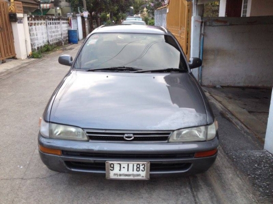 ขายToyota corolla เครือง1500 สีเท่า รถมือเดียวรถบ้านแท้ๆ2ระบบน้ำมัน+แก็ส ลงเล่มเรียบร้อย ประกันภัยชั้น3ทะเบียนเต็ม พร้อมโอน 1 แม็กTE37ขอบ16 ยาง205 45 16 2พวงมาลัยMOMOแท้ 3เบาะBRIDE 1คู่ เบลSparcoสีแดง 4วิทยุJVC cd mp usb พร้อมปลีปรับเสียง ลำโพงJBL ราคา550