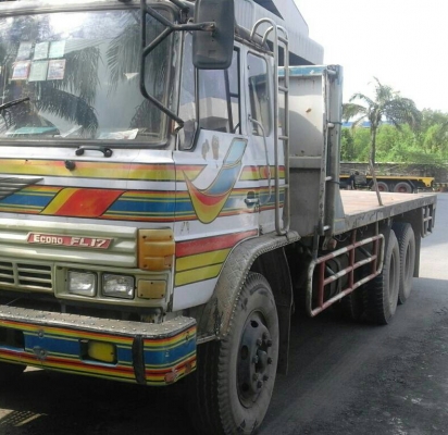 สิบล้อ ฮีโน่ FL17 EH 700 เพาเดียว พื้นเรียบยาว6.50ม ขาย 465,000บ ทะเบียนพร้อมโอน