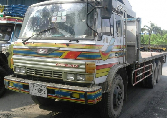 สิบล้อ ฮีโน่ FL17 EH 700 เพาเดียว พื้นเรียบยาว6.50ม ขาย 465,000บ ทะเบียนพร้อมโอน