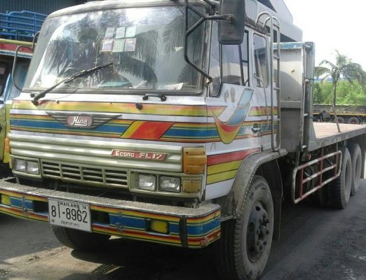สิบล้อ ฮีโน่ FL17 EH 700 เพาเดียว พื้นเรียบยาว6.50ม ขาย 465,000บ ทะเบียนพร้อมโอน