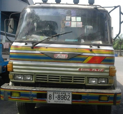 สิบล้อ ฮีโน่ FL17 EH 700 เพาเดียว พื้นเรียบยาว6.50ม ขาย 465,000บ ทะเบียนพร้อมโอน