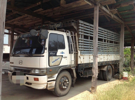 6ล้อรั้วบรรทุก..220แรง ปี2545 HINO FF1JJLA-10069 เครื่องJO8C-T10178..เล่มพร้อม
