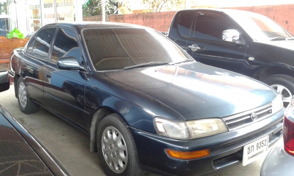 รถเก๋ง TOYOTA 3 ห่วง ปี 93 เกียร์ออโต้ ติดแก๊ส เครื่อง 1600 แรง สภาพสวยพร้อมใช้งาน ราคา 58,000 บ. รถอยู่ดอนเมือง