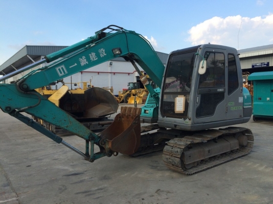 ถึงไทยแล้ว Kobelco SK60-3 SN: LE-21072 ใบแทร็คติดก้อนยาง นำเข้าจากญี่ปุ่น