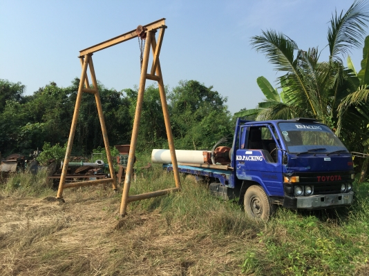 Sell> ขายขารอกทรง A สูง 4.00 ม. หน้ากว้าง 2.60 ม. ด้านข้างกว้าง 1.80 ม. แป๊ปโต 5" นิ้ว พร้อมตัวเดินโมสาว