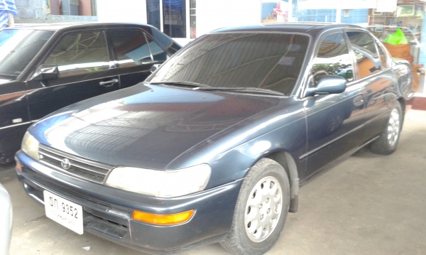 รถเก๋ง TOYOTA 3 ห่วง ปี 93 เกียร์ออโต้ ติดแก๊ส เครื่อง 1600 แรง สภาพสวยพร้อมใช้งาน ราคา 58,000 บ. รถอยู่ดอนเมือง