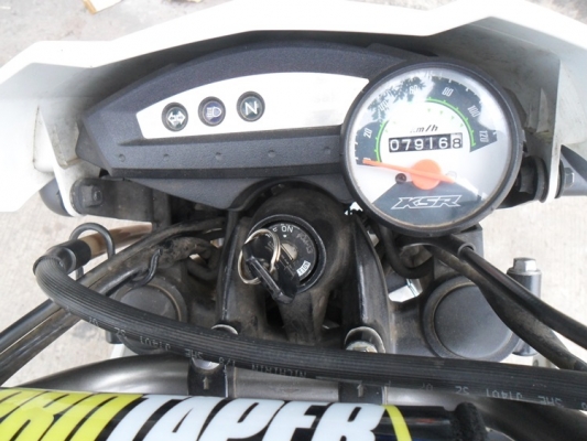 Kawasaki KSR สตาร์ทมือปี56 รถบ้าานวิ่งน้อยเครื่องดีสภาพเดิมๆ ภาษีไม่ขาดต่อ คู่มือชุดโอนครบ