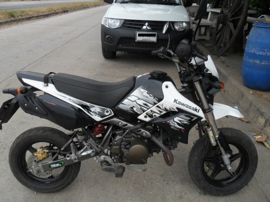 Kawasaki KSR สตาร์ทมือปี56 รถบ้าานวิ่งน้อยเครื่องดีสภาพเดิมๆ ภาษีไม่ขาดต่อ คู่มือชุดโอนครบ