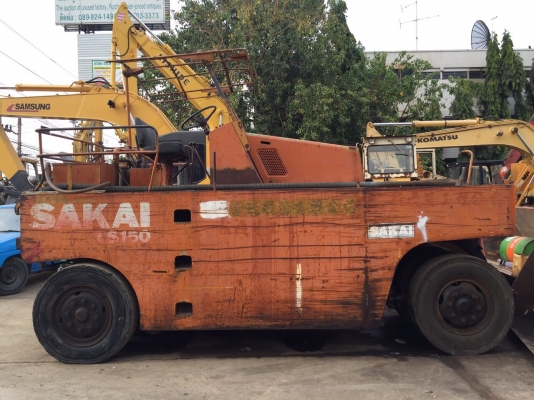 ขายด่วนรถบดล้อยาง9ล้อSAKAI TS150 เก่าญี่ปุ่น พร้อมใช้งาน ขายด่วนรถบดล้อยาง9ล้อSAKAI TS150 เก่าญี่ปุ่น พร้อมใช้งาน