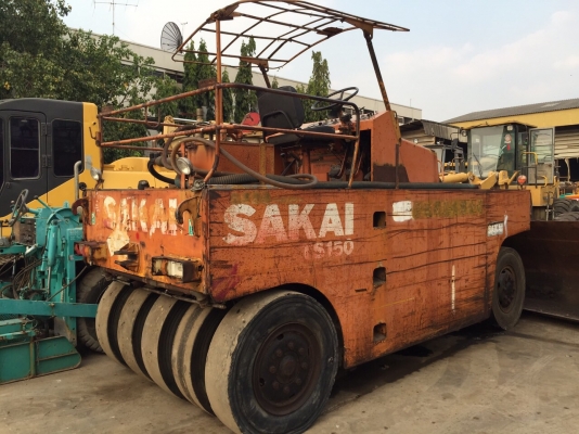 ขายด่วนรถบดล้อยาง9ล้อSAKAI TS150 เก่าญี่ปุ่น พร้อมใช้งาน ขายด่วนรถบดล้อยาง9ล้อSAKAI TS150 เก่าญี่ปุ่น พร้อมใช้งาน