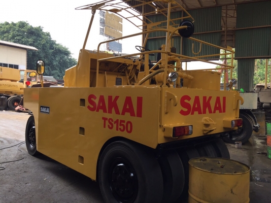 ขายด่วนรถบดล้อยาง9ล้อSAKAI TS150 เก่าญี่ปุ่น พร้อมใช้งาน ขายด่วนรถบดล้อยาง9ล้อSAKAI TS150 เก่าญี่ปุ่น พร้อมใช้งาน