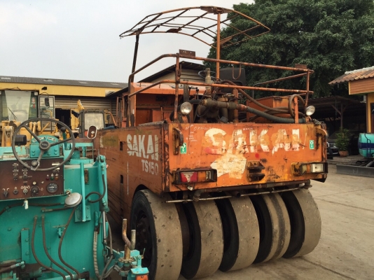 ขายด่วนรถบดล้อยาง9ล้อSAKAI TS150 เก่าญี่ปุ่น พร้อมใช้งาน ขายด่วนรถบดล้อยาง9ล้อSAKAI TS150 เก่าญี่ปุ่น พร้อมใช้งาน