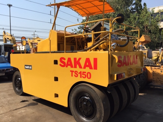 ขายด่วนรถบดล้อยาง9ล้อSAKAI TS150 เก่าญี่ปุ่น พร้อมใช้งาน ขายด่วนรถบดล้อยาง9ล้อSAKAI TS150 เก่าญี่ปุ่น พร้อมใช้งาน