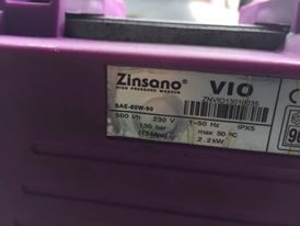 ขายเครื่องฉีดน้ำ ZINZANO VIP VIO 130BAR มือสองสภาพดีครับ ขายเครื่องฉีดน้ำ ZINZANO VIP VIO 130BAR มือสองสภาพดีครับ