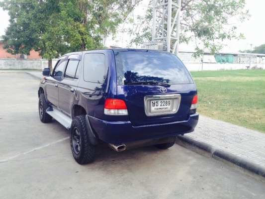 ขายสปอร์ตไรเดอร์ ปี 2000 เกียร์ออโต้ เครื่อง 1J VVTI เทอร์โบ เครื่องเกียร์สมบูรณ์มาก นิ่งเงียบ แก๊สหัวฉีด LPG สุดประหยัด 118,000 บาท ติดต่อคุณเอ๋ 092-6356419