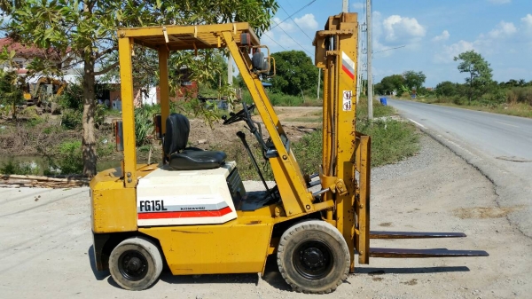 ขายด่วนรถยกKOMATSU FG15-15ยก1.5ตันยกสูง3เมตรยางตัน4เส้นรถนอกนำเข้ายังไม่เคยใช้งานในเมืองไทยเลย=รุ่นใหม่ขายถูกๆๆ