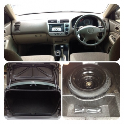 ซีวิค ไดเมนชั่น เครื่อง1.7Exi เกียAUTO รถสวยมาก พร้อมใช้งาน