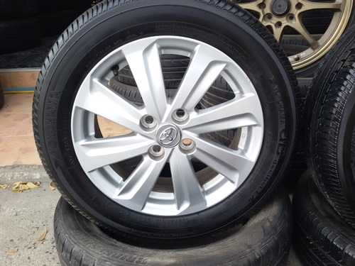 ขายล้อแม็กTOYOTA New VIOS พร้อมยาง ปี3513 4 ล้อ ขายล้อแม็กTOYOTA New VIOS พร้อมยาง ปี3513 4 ล้อ