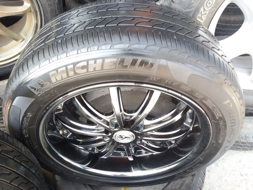 ขายล้อ ST Racing 17 5รู 100-114 กว้าง7.5 พร้อมยาง  4 ล้อ