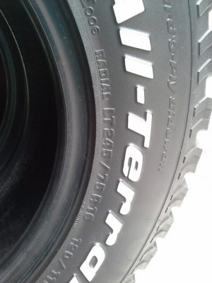 BF All USA. 245/75/16 ปี12 สภาพสวยๆ 1ชุด