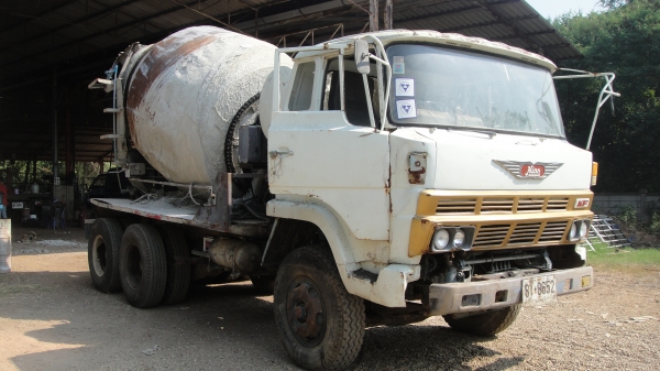 รถโม่ปูน6คิว HINO ZM 2เพลา เครื่อง PE6 220แรง เบรคทริฟฟี่ เพาเวอร์ สภาพพร้อมใช้ ราคาถูก