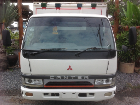 ขายรถบรรทุก 6 ล้อดั๊ม Mitsubishi canter (รถห้าง) เครื่องแน่น แชสซีสวยทั้งเส้น รถสวยพร้อมใช้งาน เอกสา