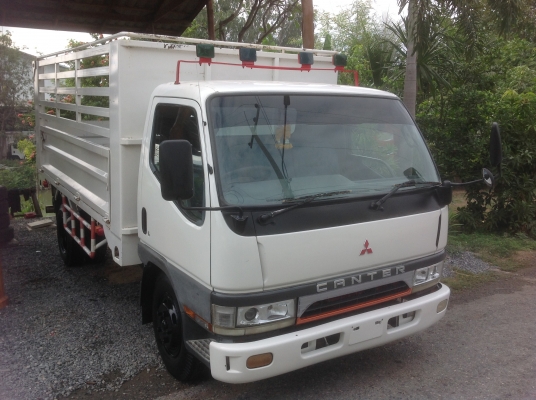 ขายรถบรรทุก 6 ล้อดั๊ม Mitsubishi canter (รถห้าง) เครื่องแน่น แชสซีสวยทั้งเส้น รถสวยพร้อมใช้งาน เอกสา