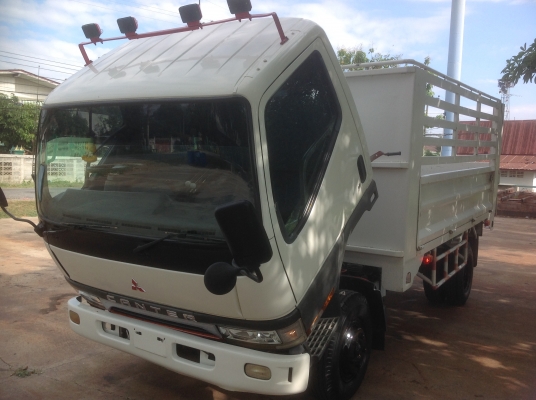 ขายรถบรรทุก 6 ล้อดั๊ม Mitsubishi canter (รถห้าง) เครื่องแน่น แชสซีสวยทั้งเส้น รถสวยพร้อมใช้งาน เอกสา
