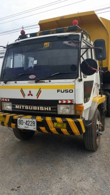 ขายรถพ่วง Mitsubishi turbo TF2,xxx เครื่องเดิม 6D16 turbo-220 แรง กระบะดัมพ์อู่เอสเอ ลูก 2 เพลา ทะเบียนพร้อม