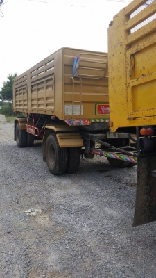 ขายรถพ่วง Mitsubishi turbo TF2,xxx เครื่องเดิม 6D16 turbo-220 แรง กระบะดัมพ์อู่เอสเอ ลูก 2 เพลา ทะเบียนพร้อม