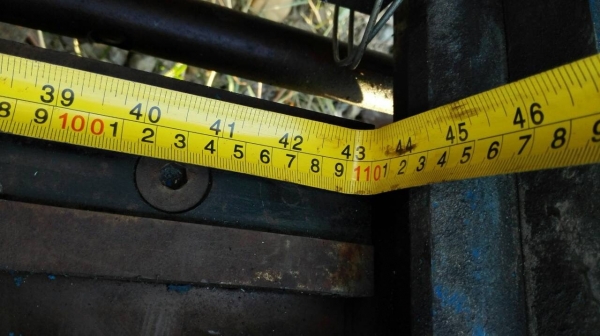 ====== SOLD OUT!! ====== กรรไกรตัดเหล็กแผ่นแบบไฟฟ้า หน้ากว้าง 110 CM. มีระบบไฮดรอลิคเป็นชุดส่งกำลัง ตัดได้ 3 มิล สภาพดี มีดคม สวยๆครับ