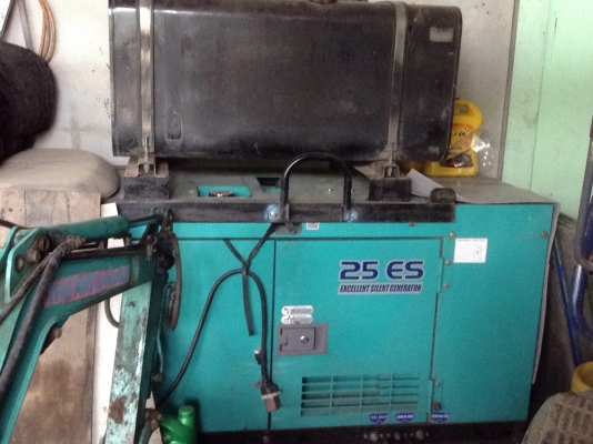 ขายเครื่องปั่นไฟdenyo 25kva ใช้งาน500h