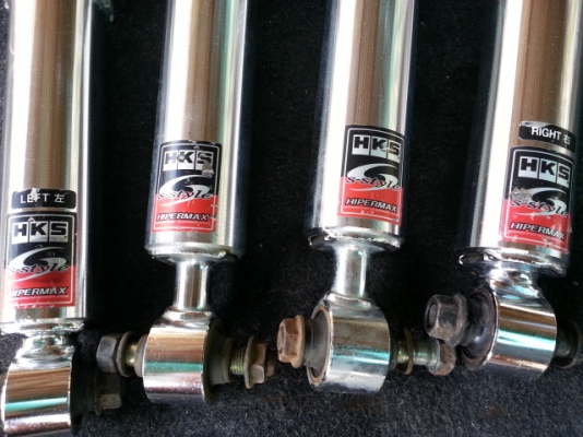 โช๊คแต่ง HKS มือสองญี่ปุ่น 1ชุด สภาพสวย โช๊คแต่ง HKS มือสองญี่ปุ่น 1ชุด สภาพสวย