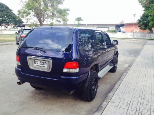 ขายสปอร์ตไรเดอร์ ปี 2000 เกียร์ออโต้ เครื่อง 1J VVTI เทอร์โบ เครื่องเกียร์สมบูรณ์มาก นิ่งเงียบ แก๊สหัวฉีด LPG สุดประหยัด 118,000 บาท ติดต่อคุณเอ๋ 092-6356419