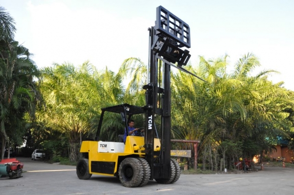 (ลดกระหน่ำ)ขายรถFORKLIFT TCM FD70 งากระดก เสาสูง4เมตร 7ตัน เดิมจากญี่ปุ่น ยังไม่เคยใช้ในไทย 340,000เท่านั้น!!