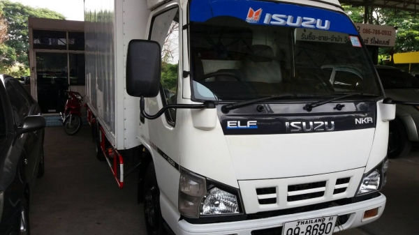 หกล้อ อีซูซุ NKR130โบว์ ปี50 ช่วงยาว4.30ม สภาพดีสวยพร้อมใช้ ทะเบียนพร้อมโอน