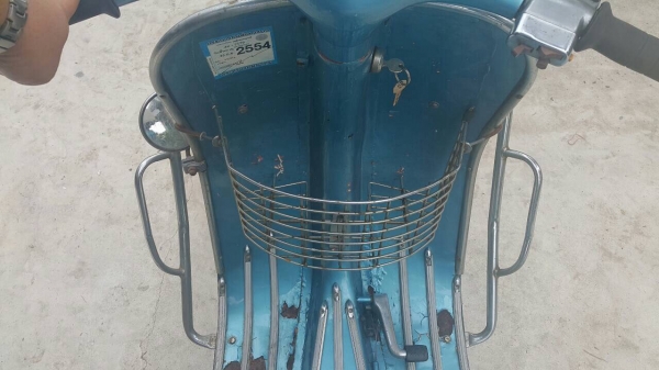 เวสป้า1964อิตาลี ทะเบียนพร้อมโอน ภาษีหมด ธ.ค 59