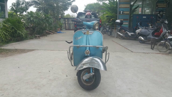 เวสป้า1964อิตาลี ทะเบียนพร้อมโอน ภาษีหมด ธ.ค 59