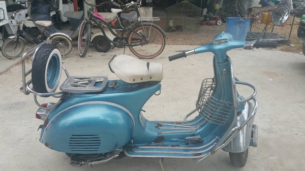 เวสป้า1964อิตาลี ทะเบียนพร้อมโอน ภาษีหมด ธ.ค 59