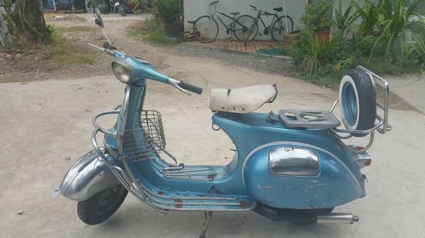 เวสป้า1964อิตาลี ทะเบียนพร้อมโอน ภาษีหมด ธ.ค 59