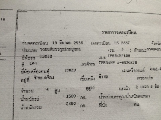 กระบะแค็ป ISUZU TFR-90 2.5 มังกรทอง ปี36/93 เอกสารเล่มทะเบียนครบ **ขาย ISUZU มังกรทอง TFR-90 กระบะแค็ปยอดนิยม สภาพดี ราคาเบา เล่มทะเบียนครบ ISUZU SPACECAB 2.5 SL มังกรทอง โฉม TFR-90 ปี36/93 เครื่องมังกรทอง2.5 ไดเร็กฯ ยอดนิยม เครื่องดี กระบะแค็ป ISUZU TFR-90 2.5 มังกรทอง ปี36/93 เอกสารเล่มทะเบียนครบ **ขาย ISUZU มังกรทอง TFR-90 กระบะแค็ปยอดนิยม สภาพดี ราคาเบา เล่มทะเบียนครบ ISUZU SPACECAB 2.5 SL มังกรทอง โฉม TFR-90 ปี36/93 เครื่องมังกรทอง2.5 ไดเร็กฯ ยอดนิยม เครื่องดี