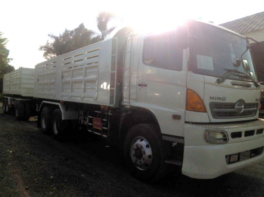 สิบล้อ ฮีโน่ 344ปี55ซีรี500 แม่ลูกดั้ม 3คาน สภาพดีสวยกริ๊ปบางเดิมทั้งคัน ทะเบียนพร้อมโอน