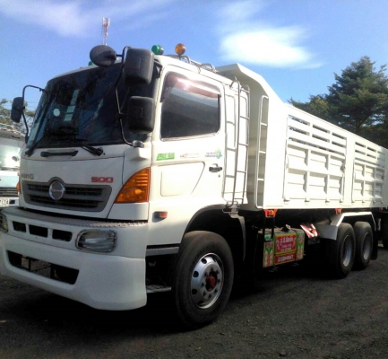 สิบล้อ ฮีโน่ 344ปี55ซีรี500 แม่ลูกดั้ม 3คาน สภาพดีสวยกริ๊ปบางเดิมทั้งคัน ทะเบียนพร้อมโอน