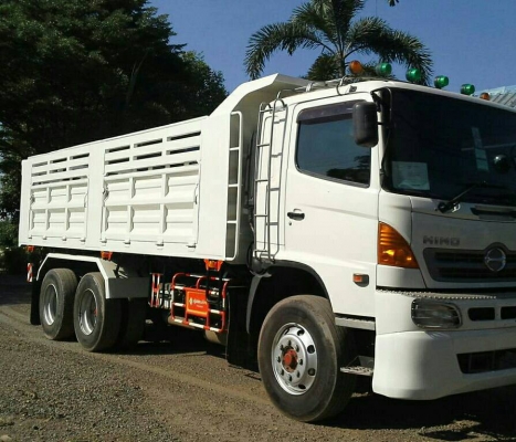 สิบล้อ ฮีโน่ 344ปี55ซีรี500 แม่ลูกดั้ม 3คาน สภาพดีสวยกริ๊ปบางเดิมทั้งคัน ทะเบียนพร้อมโอน