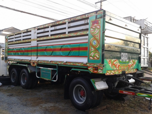 ขายลูกพ่วงดั้ม 3 เพลาแท้ปี 58 ยาว 7.40เมตร สวยๆ พร้อมใช้